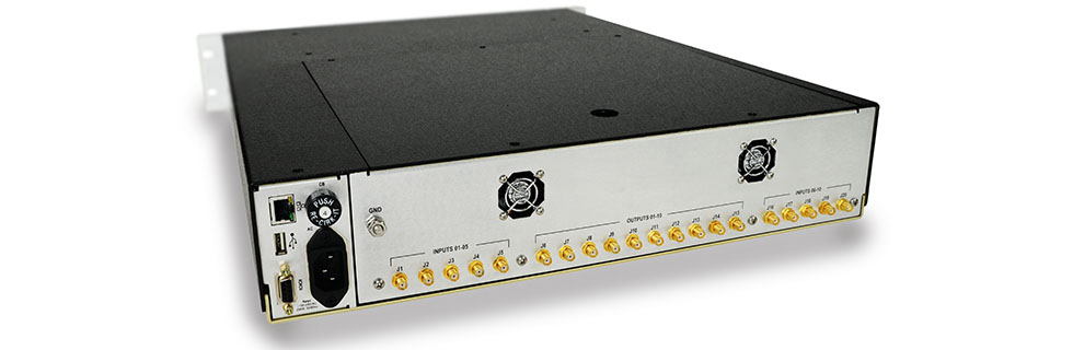 MS2010A Coaxial RF Switch Matrix Rear Panel (18GHz)